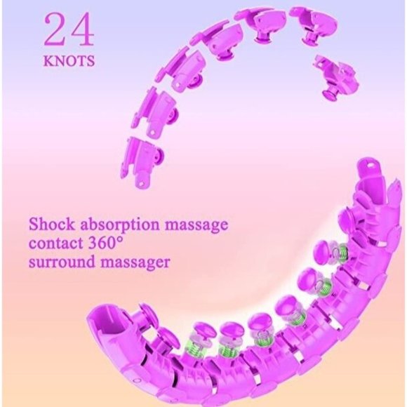 COPY - COPY - QRlitos Smart Hula Hoop Weighted Adult Weight Loss 2 in 1 Abdomen… - Picture 2 of 5